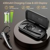Bluetooth Headset, Wireless Bluetooth Earpiece with ENC Noise Canceling Mic,