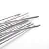 IMEEA Double Skewers for Grilling Thickened Stainless Steel Kebab BBQ