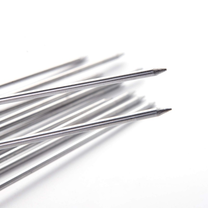 IMEEA Double Skewers for Grilling Thickened Stainless Steel Kebab BBQ