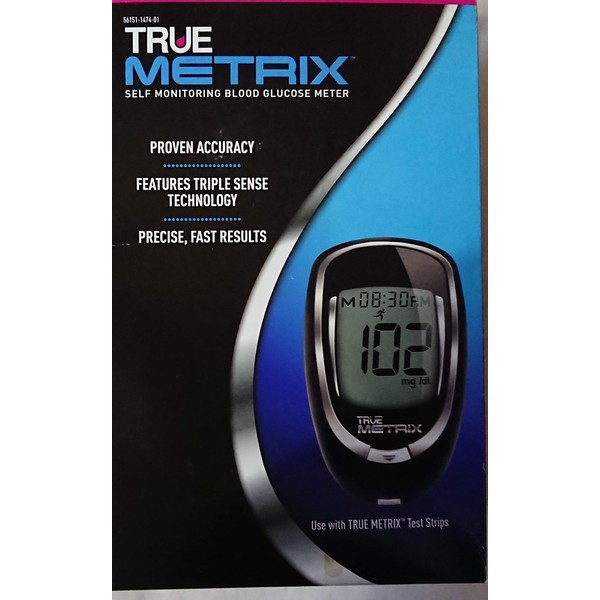True Decor TrueMetrix Self Monitoring Blood Glucose Meter (Triple Sense Technology)