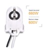 20-Pack JACKYLED Screw Type T8 Lamp Holder with Wires UL