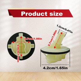 Pleoos Sunroof Drain Hose Grommet Plug Compatible with Infiniti EX35 FX35 Q40 Q50 Q70 &Altima Maxima Murano-Replacement Part #74816-JU40B for Front Sunroof Drain System