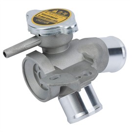 Upgraded Aluminium Upper Radiator Coolant Filler Neck Kit(2PCS).Fit for 2007-2013 Nissan Altima,Maxima.Engine Radiator Outlet Flange Waterpipe.Replaces Part # 215019-HA0A.