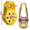 ALPIDEX Fix Pulley Pulley 22 kN Suitable for Textile Ropes