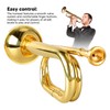 Military Style Trumpet C Key Brass Easy to Play Trumpet