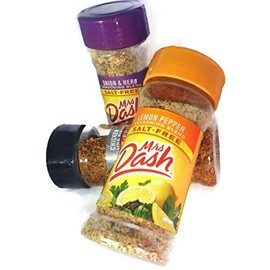Mrs Dash Salt Free Seasoning 3pk Includes Lemon Pepper Chicken Onion and Herbs