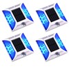Aolyty Solar Driveway Dock Lights, IP68 Waterproof Solar Deck Light