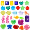 30 PCS Diving Gems Pool Toys, Colorful Big Diamond Pirate