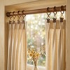 24 Pack Curtain Rings with Clips, 55mm (2.2") Inner Diameter