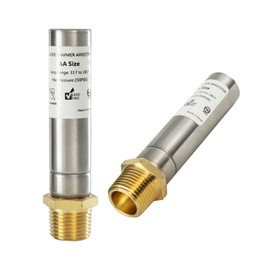 2-Pack EFIELD MH-131, 1/2-Inch MIP Thread Stainless Steel Water Hammer Arrestor For Potable Water Plumbing Application