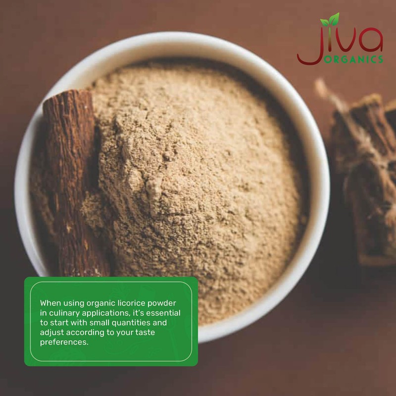 Jiva Organic Licorice Root Powder 7 Ounce - Glycyrrhiza glabra