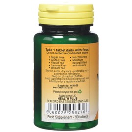 Health Plus Vitamin D 800iu Vitamin D Supplement - 90 Tablets