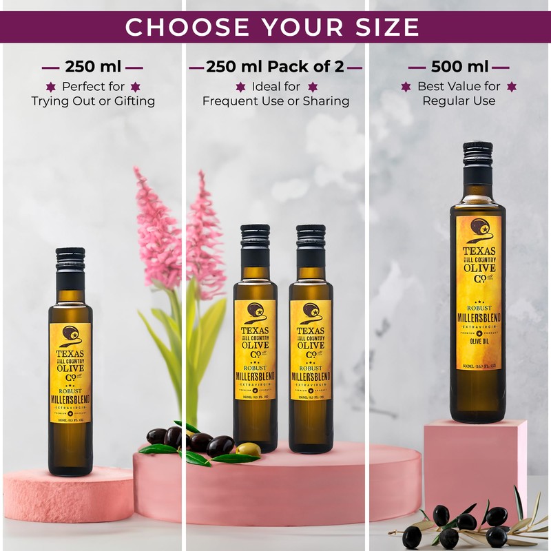 Texas Hill Country Olive Co Miller's Blend Extra Virgin Olive