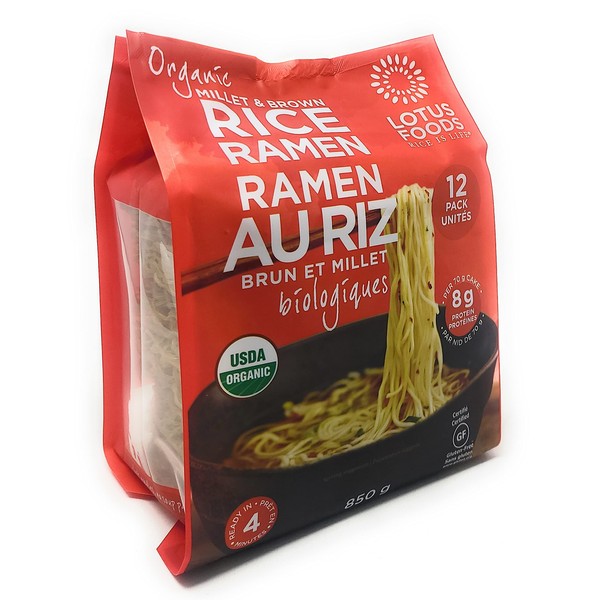 Organic Millet & Brown Rice Ramen (12 Pack per Bag)