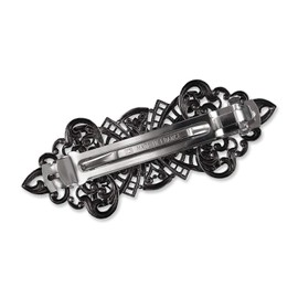 Rivelle Julia Women's Costume Hair Clip 8 cm Hair Accessories Vintage Wedding Metal Silver