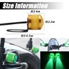 GAJUMAR Strobe Light, Flash, Motorcycle, Automobile, LED, 12 V, Firefly,