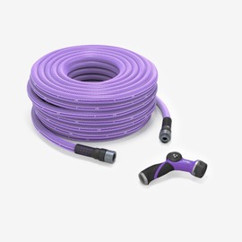 YUNIGO ESSENCE Garden Hose, 5/8" 100ft – Kink-Proof, Abrasion-Resistant, Durable Hybrid Polymer, Cold-Weather Flexible, Ideal for Everyday Outdoor Use and Watering, Including Vegetable Gardens