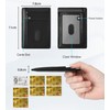 Auskang Slim Wallet with Find My Credit Card Holder with