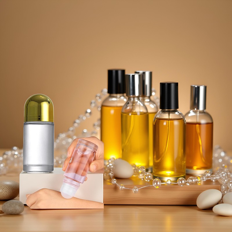 Sluswallow 50ml Glass Essential Oil Roller Bottles, Empty Roller Bottles