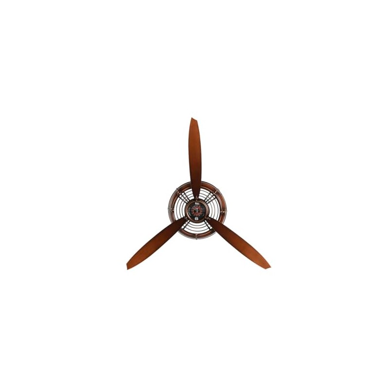 Home ESPRIT Wall Clock Copper PVC Metal Propeller 75.5 x