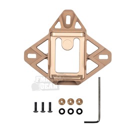 FMATAL GEAR FMA Tactical Helmet NVG Mount Shroud Upgrade Version Sports Camera Bracket Base | for Dummy NVG Sports Camera | Paintball | Airsoft Helmet Accessories (EX3 DE)
