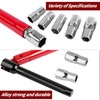 UESDU Stand Tap Wrench Set 8-13 mm Tap Key Universal