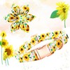 Sunflower Dog Collar - Adjustable for Large Girls with Flower