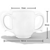 Dignity by Wade Two Handled Cup - White