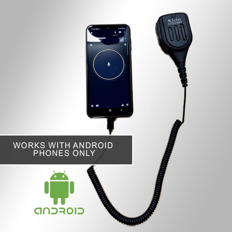 Klein Electronics Push to Talk Serveillance Earpiece with USB C