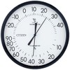 Rhythm Citizen 9CZ013-003 Temperature/Humidity Meter, Hanging Type, TM-42, White