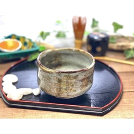 Kutani [Matcha Bowl] Weeping Cherry Blossom Medium Painting