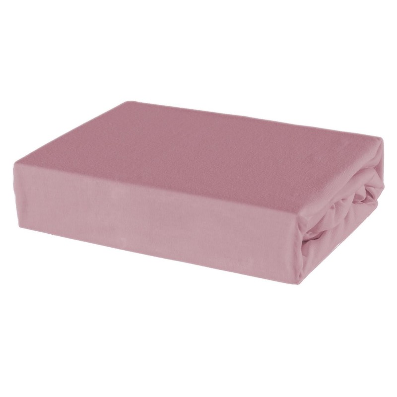 Soft Dream Fitted sheet, 80 x 160 cm, powder pink,