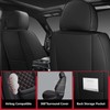 Wrangler Seat Covers 2018-2026 Front Pair, Waterproof Leather Interior Sets
