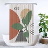 Ulticool Shower Curtain - Sun Abstract Nature Boho Bohemian -