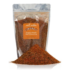 s.a.l.t. sisters Dragon's Breath Rub & Seasoning | All-Natural, Gluten Free, MSG Free, Non-GMO | Dry & Wet Rub Seasoning Base | Versatile Use for Chicken Wings, Brisket, Pulled Pork, and More | 1lb