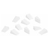 Esponja Para Maquillaje Tipo Cuña Libre Latex Blanco 100 Pz
