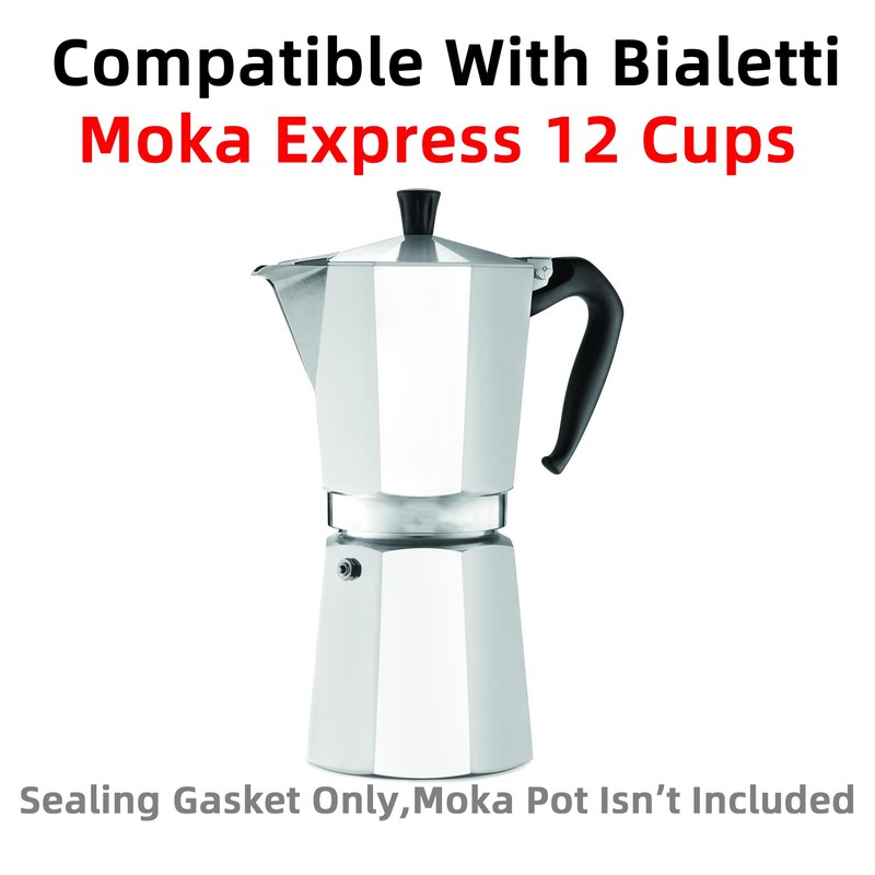 [UPGRADED] Sealing Gasket for Bialetti Moka Express 12 Cups Iconic