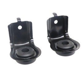 Wyrxalon 2pcs Upper Radiator Bracket Water Tank Bracket with Rubber Cushion Bushing Radiator Compatible with Honda Fit 2009-2013 Compatible with Civic 2006-2011 74171-SNA-A00