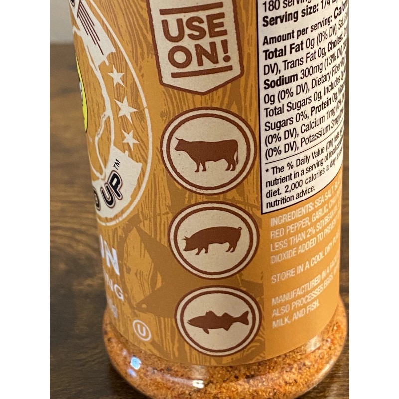 Buc-ee's Bucees Texas Round Up Cajun Seasoning 6.35 Oz Shaker