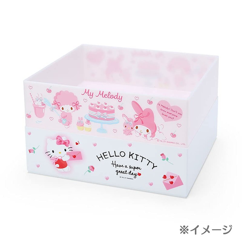 Sanrio 839400 Sanrio Characters Storage Container Box M