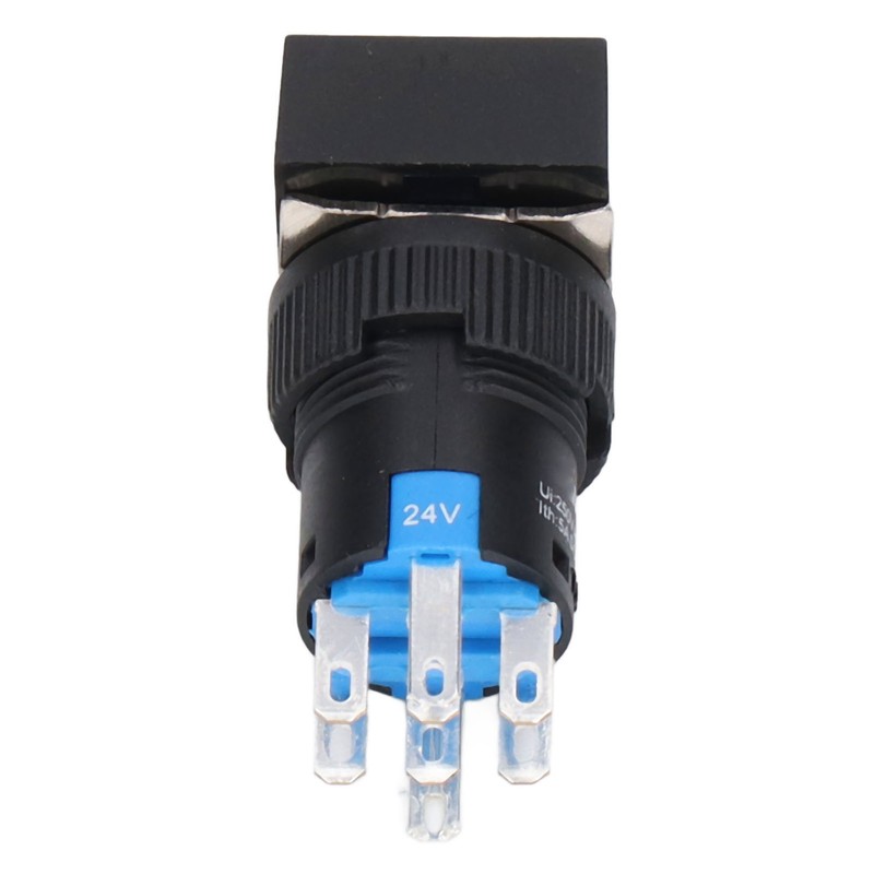 25Pcs Push Button Switch Self Locking AC DC 24V Accessory