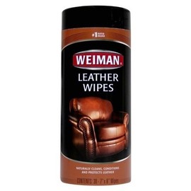 Weiman Lemon Scent Leather Wipes 30 pk Wipes