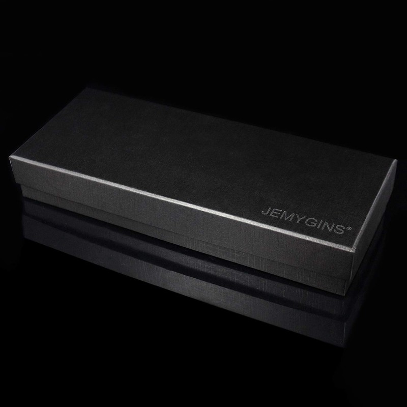 JEMYGINS Cashmere Wool Tie and Pocket Square Tie Clip Sets