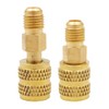 WANGCL R410a Adaptor VAU-20B (1/4SAE to 5/16SAE) Connection Adapter for