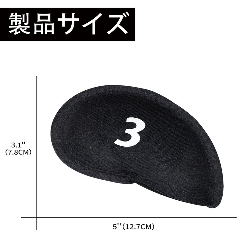 LUYING Iron Covers Golf Iron Covers Headcovers Golf Head Covers