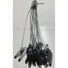 FPS Wolf Fang 2 Dozen  ANCHORS w/ 20" CABLE 3/32"  trapping stakes, traps, fox