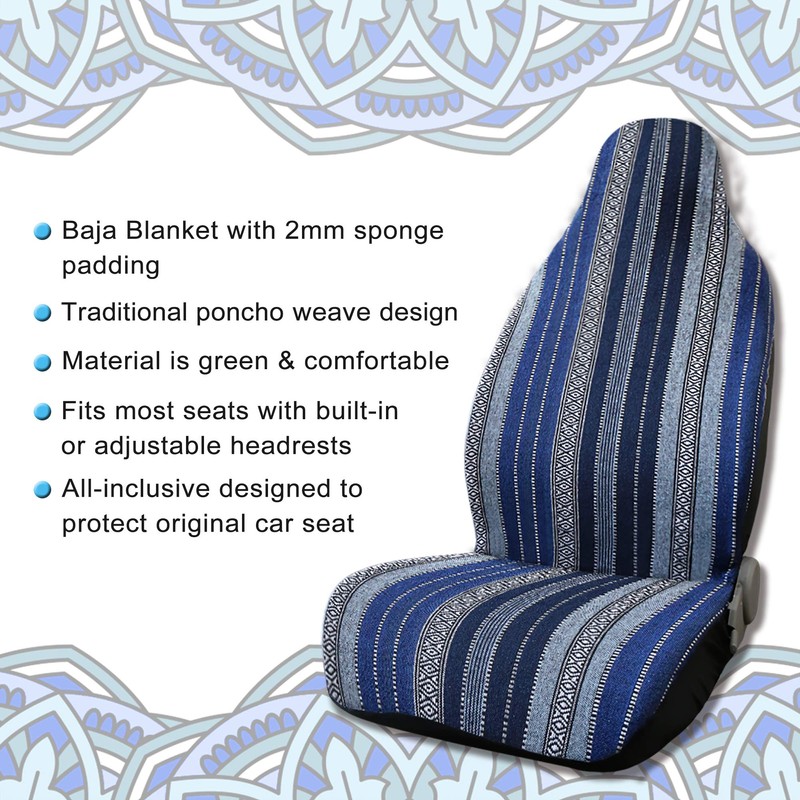 uxcell Universal Baja Seat Cover Universal Durable Bucket Seat Cover
