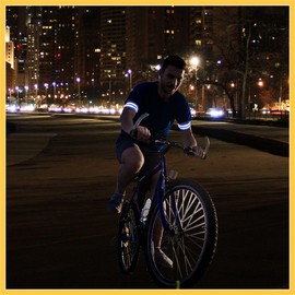 REPAIROCK 8pcs Reflective Bands for Arm Reflective Armbands High Visibility Night Cycling Riding Reflector Tape Straps Bracelet Blue Auto Replacement Parts