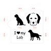 I Love My Lab Cookie and Craft Stencil by Designer
