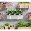 HFHOME 4 PCS Adjustable Planter Box Brackets (6 to 12.5